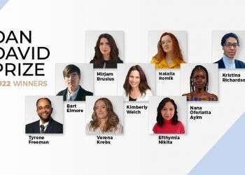 The winners of the 2022 Dan David Prize (Courtesy) 2022 Dan David Prize goes to 9 history scholars