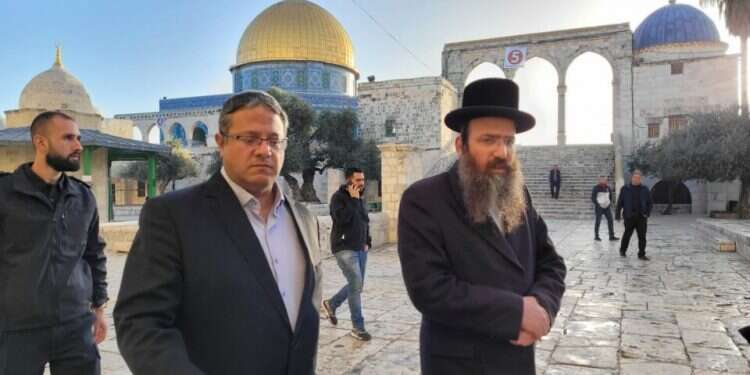On Temple Mount, Ben-Gvir says, 'Israel must not surrender to terror'