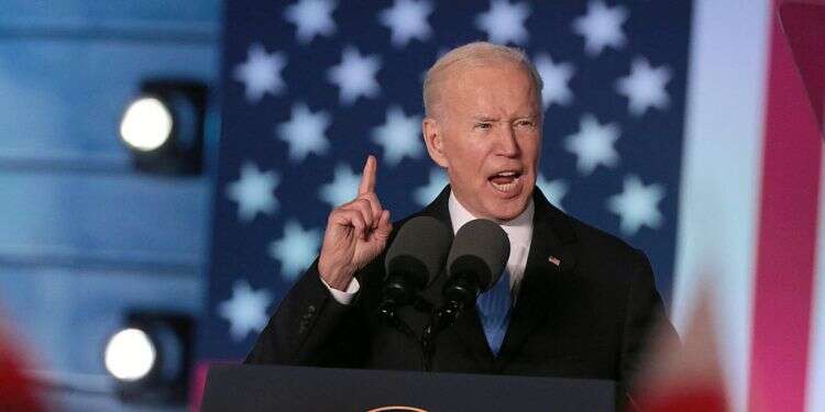 'For God's sake, this man cannot remain in power,' Biden says of Putin