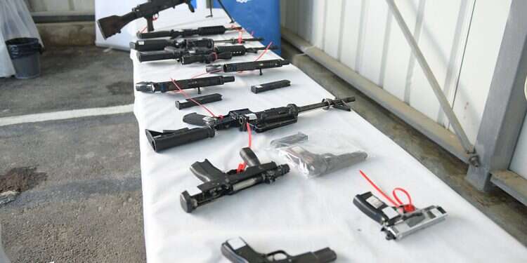 Undercover cops bust illegal weapons ring, 51 arrested