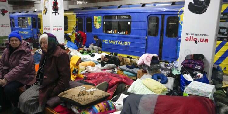 Ukrainians report 4 dead after Russian shells hit aid center east of Kharkiv