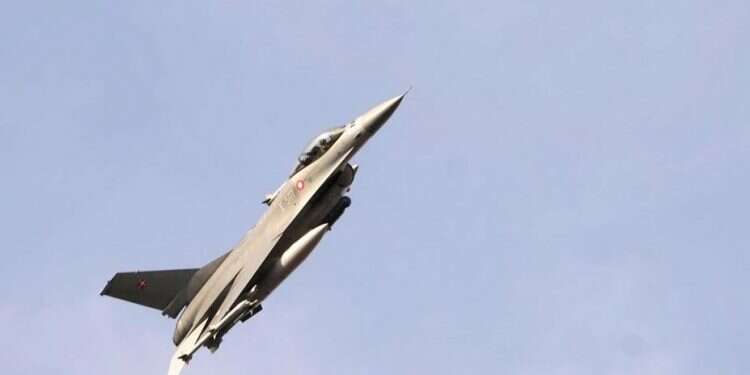 A US Air Force F-16 during a military drill in Latvia, March 11, 2022 'Potential F-16 sale to Turkey would serve US interests, NATO'