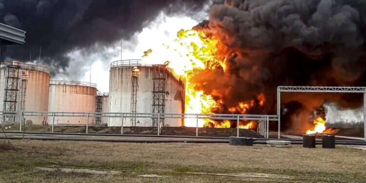 Ukrainian helicopters hit fuel depot in Russia, Zelenskyy sacks 2 top officials