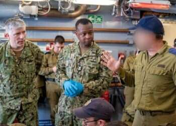 Israeli-American naval medical personnel drill sets up 'hospital at sea'