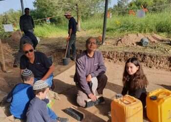 Family out for a hike stumbles across Byzantine-era mosaic