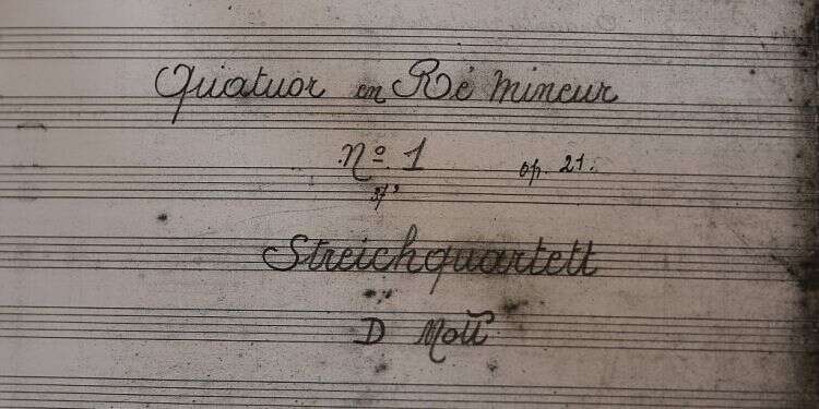 A Jewish musician's book of music notes from the Holocaust New initiative aims to rescue music composed in Nazi concentration camps