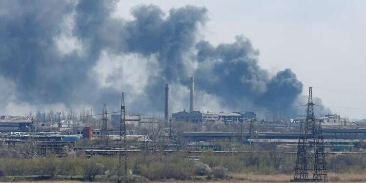 Putin claims Mariupol under Russian control, orders blockade on steel plant