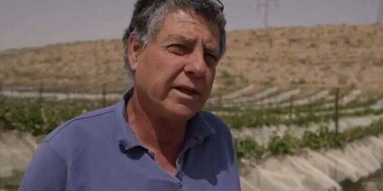 Eyal Israel, the owner of Carmey Avdat Farm Wineries in Negev desert aim to create Israel's 'Napa Valley'