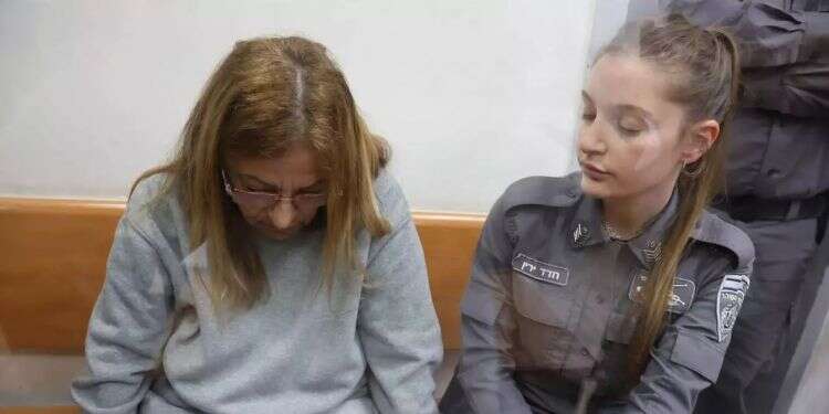 Suspect Ilana Sporta Hania in court, May 18, 2022 Woman who sent Bennett family death threats faces conspiracy charges