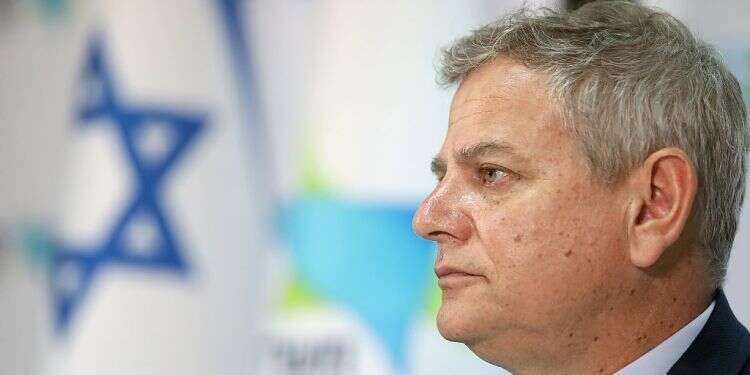 Health Minister Nitzan Horowitz in a press conference in Jerusalem, April 26, 2022 Cabinet approves permanent police presence at 28 hospitals