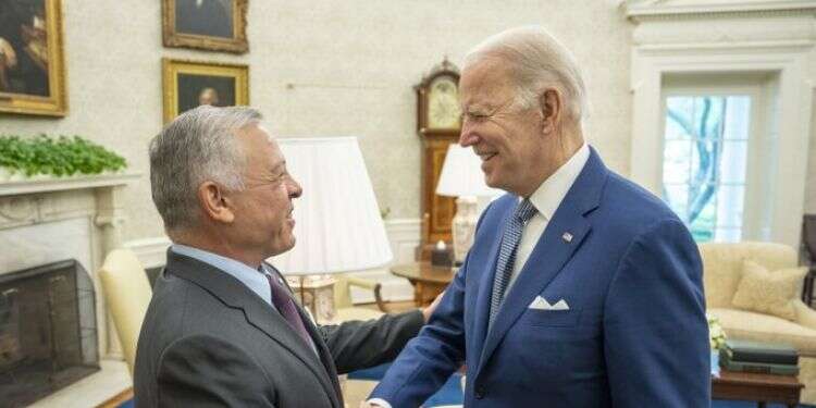 Biden, Jordanian king discuss violence in Israel, West Bank