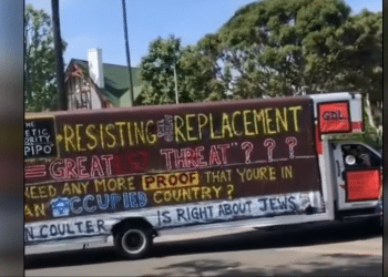 Truck displaying antisemitic rhetoric causes uproar in LA