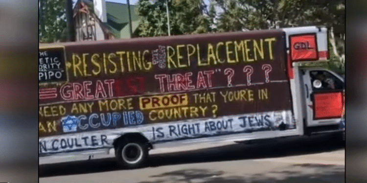 Truck displaying antisemitic rhetoric causes uproar in LA