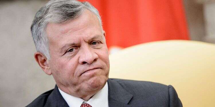 Jordan's King Abdullah II Jordan concerned vacuum left by Russia in Syria will be filled with Iran, proxies