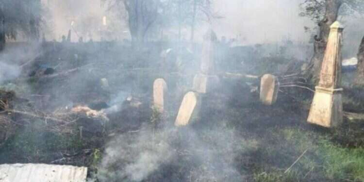 Jewish cemetery in Ukraine reportedly damaged by Russian shelling
