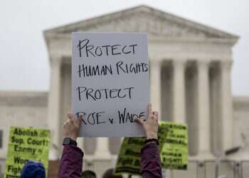 Jewish groups rally in Washington to 'fight for abortion rights'