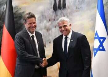 FM Lapid meets with vice chancellor of Germany
