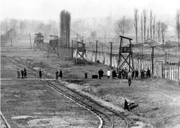 The Auschwitz death camp. Most of the Jews Józef Walaszczyk employed survived the war Polish man who risked life to save Jews dies at 102
