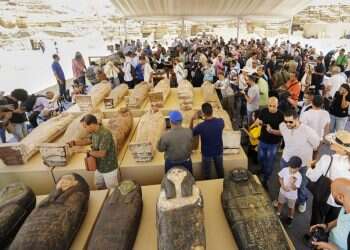 Egypt displays trove of newly discovered ancient artifacts