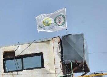 One of the posts set up mere yards from the Lebanon-Israel border Report: Hezbollah sets up 15 posts along Lebanon-Israel border