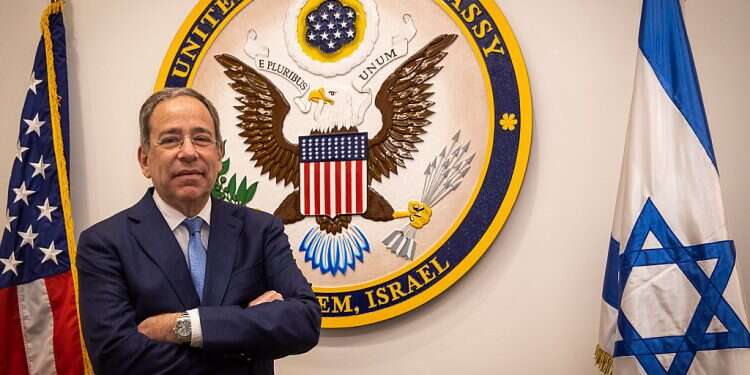 US Ambassador to Israel Tom Nides (Oren Ben Hakoon) Iran, the Temple Mount, and - finally - a visa waiver