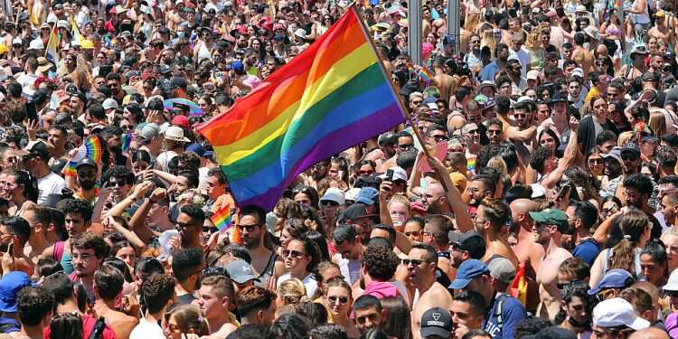 Tel Aviv rolls out rainbows for 23rd Pride Parade