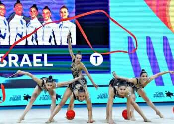 Israelis shine bright at rhythmic gymnastics European Championships in Tel Aviv