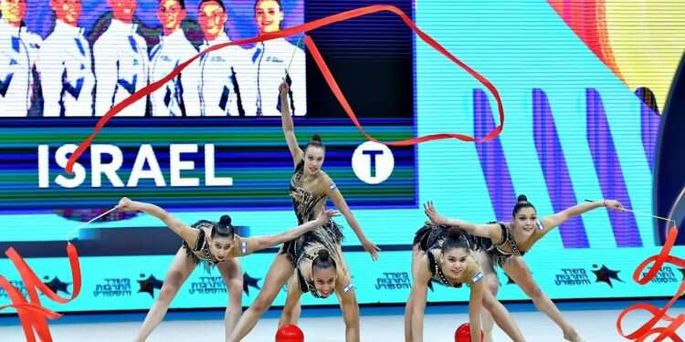 Israelis shine bright at rhythmic gymnastics European Championships in Tel Aviv