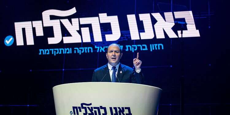 Nir Barkat speaks before Likud members in Tel Aviv, June 10, 2021
'Some people just can't stand to see me gain power'