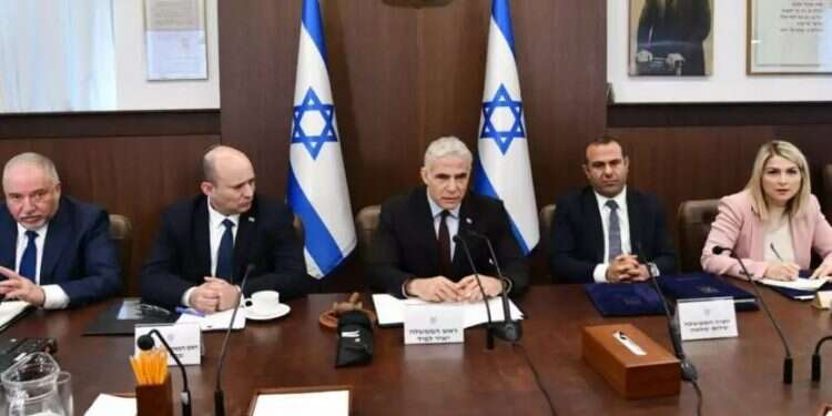 In first cabinet meeting as PM, Lapid vows to bolster Israel on all fronts
