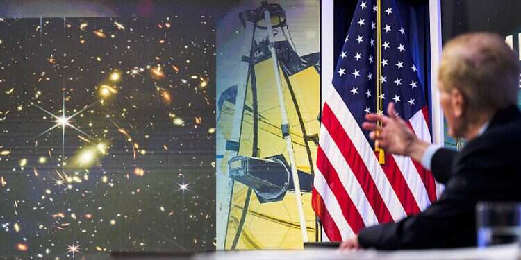 Far out: NASA space telescope's first cosmic view goes deep