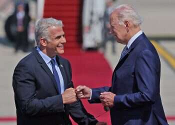 'US completely devoted to Israel's security,' Biden tells Lapid
