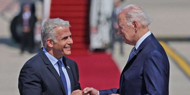 'US completely devoted to Israel's security,' Biden tells Lapid