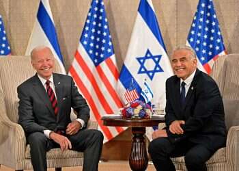 'US completely devoted to Israel's security,' Biden tells Lapid