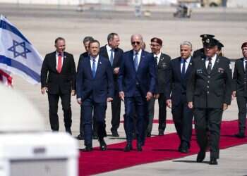 Livestream of Biden's arrival in Israel racks up tens of millions of views worldwide