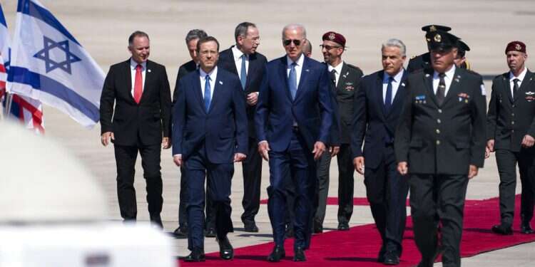 Livestream of Biden's arrival in Israel racks up tens of millions of views worldwide