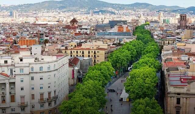 A general view of Barcelona, Spain Israeli boy, 7, dies in Barcelona after falling from apartment window