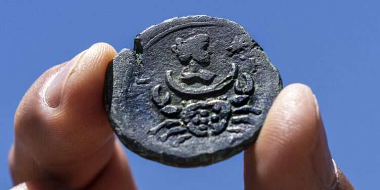 Rare Roman goddess coin discovered off Carmel coast
