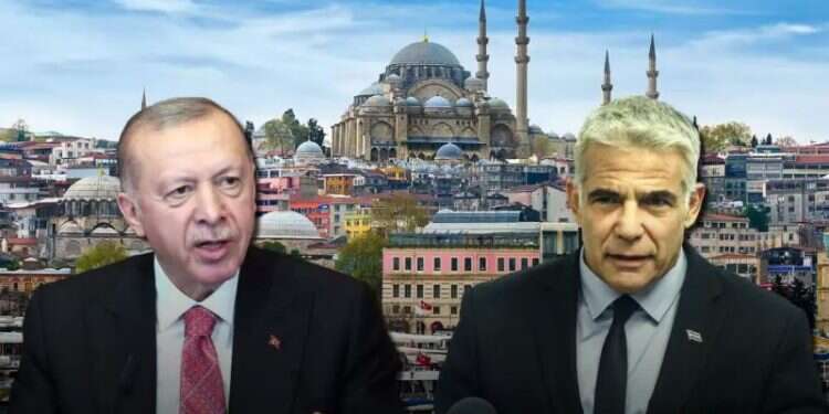 Lapid speaks to Turkey's Erdogan amid security preparations for Biden visit
