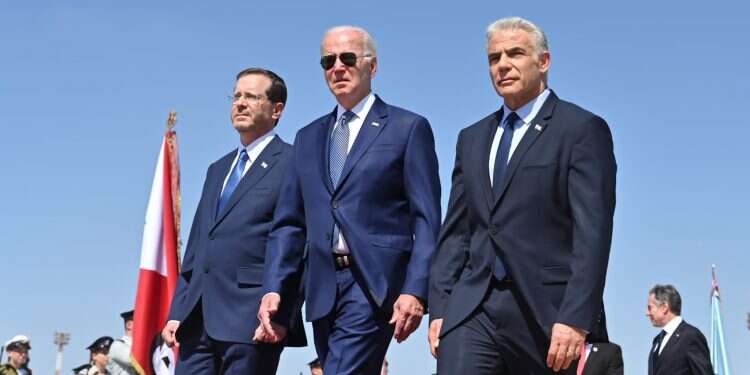 President Biden arrives in Israel, says relationship 'stronger, deeper than ever'
