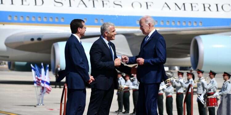 Biden's full remarks upon landing in Israel