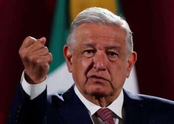 Mexico's President Andres Manuel Lopez Obrador gestures during a news conference at the National Palace in Mexico City, Mexico, June 20, 2022 Mexico president doubles down on Hitler comparison with Jewish analyst