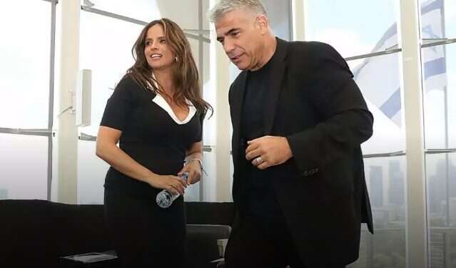 Noa Tishby with then-Alternate Prime Minister Yair Lapid Passion for advocacy: Meet Israel's Special Envoy for Combating Antisemitism