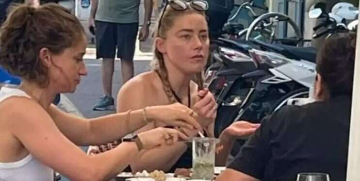 Actress Amber Heard spotted in Tel Aviv