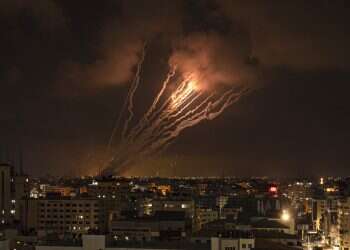 Southern Israel hit by massive rocket barrage as ceasefire talks intensify