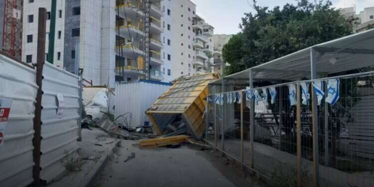 2 killed when shipping container drops at northern Israel construction site