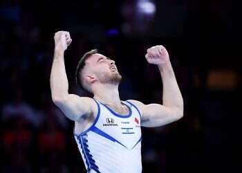 Artem Dolgopyat wins gold medal at European Gymnastics Championships