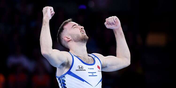Artem Dolgopyat wins gold medal at European Gymnastics Championships