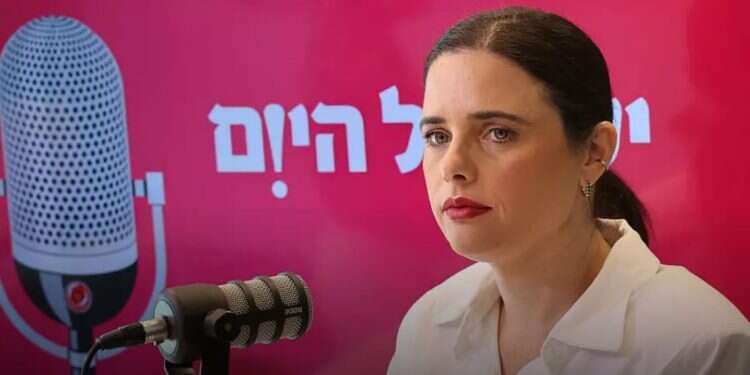Shaked: We'll form a unity government with a right-wing majority