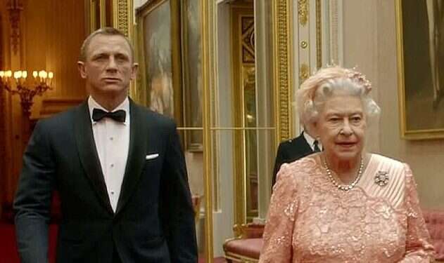 Daniel Craig and Queen Elizabeth in the Olympic skit On Her Majesty's Secret Service: How James Bond saved the British crown